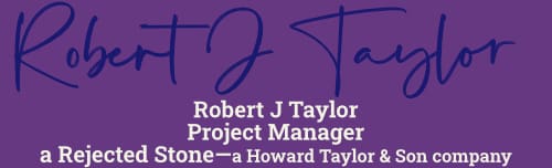 Robert J Taylor signature.

a Rejected Stone Christian Marketing companies