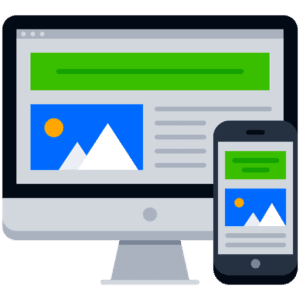 Website design for mobile and desktop