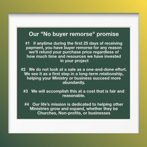 No buyer remorse promise