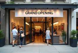 Grand opening at a day spa