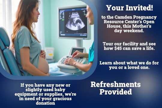 Advertising for a pregnancy resource center