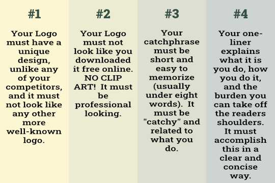 Four branding techniques