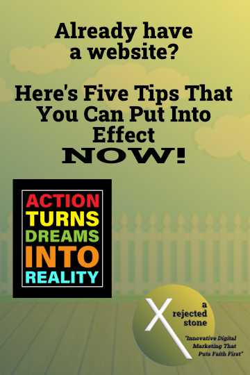 We're here to help. "Action Turns Dreams Into Reality — Christian SEO Services